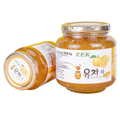 除了本产品的供应外,还提供了韩国进口食品zek蜂蜜柚子茶1kg瓶冲饮